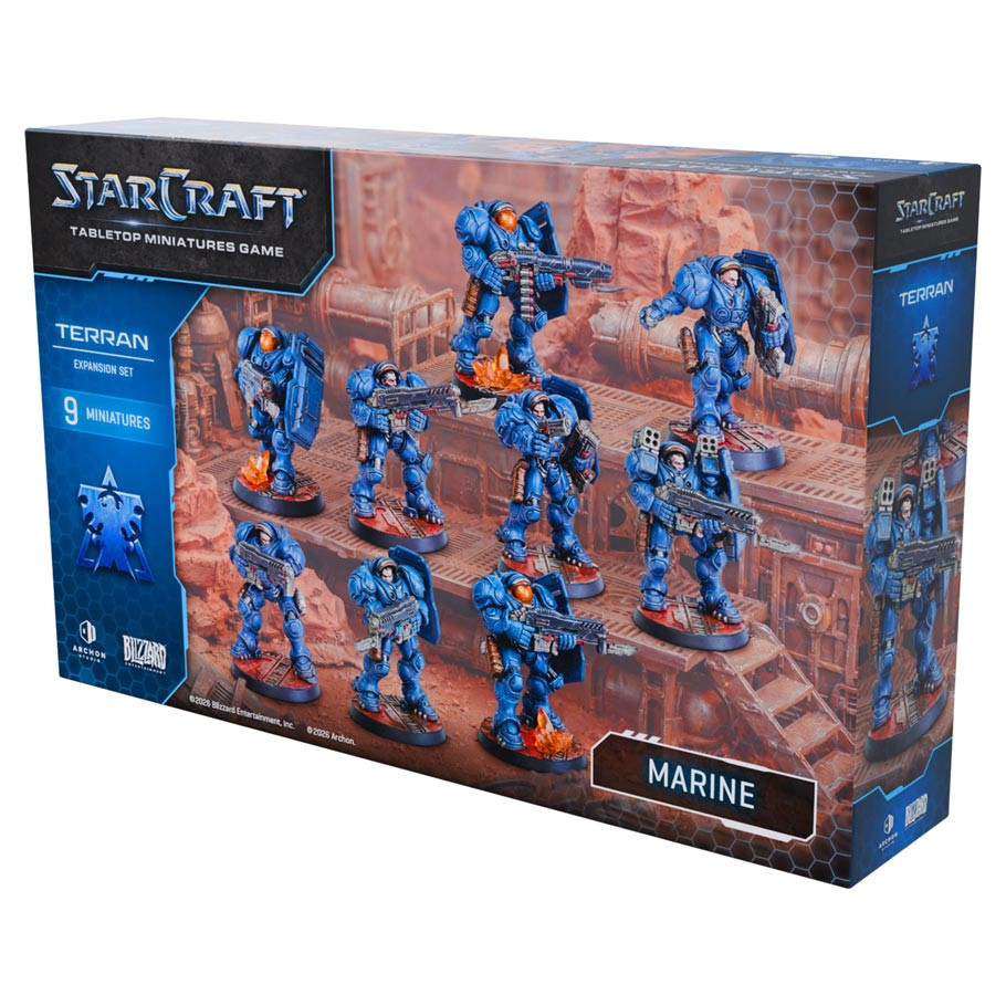 Starcraft Miniatures Game: Terran - Marine Expansion Set ACS SCMG0012