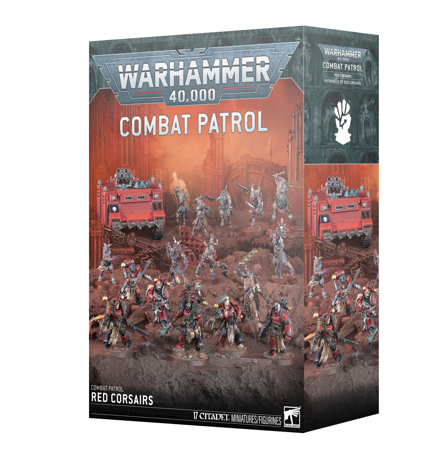 Warhammer 40K Chaos Space Marines Combat Patrol: Red Corsairs (73-433) GAW 99120102221