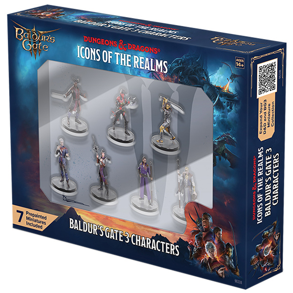 Rpg Miniatures Icons Of The Realms D&D: Baldur's Gate 3 Characters - Premium Bo WZK 96338